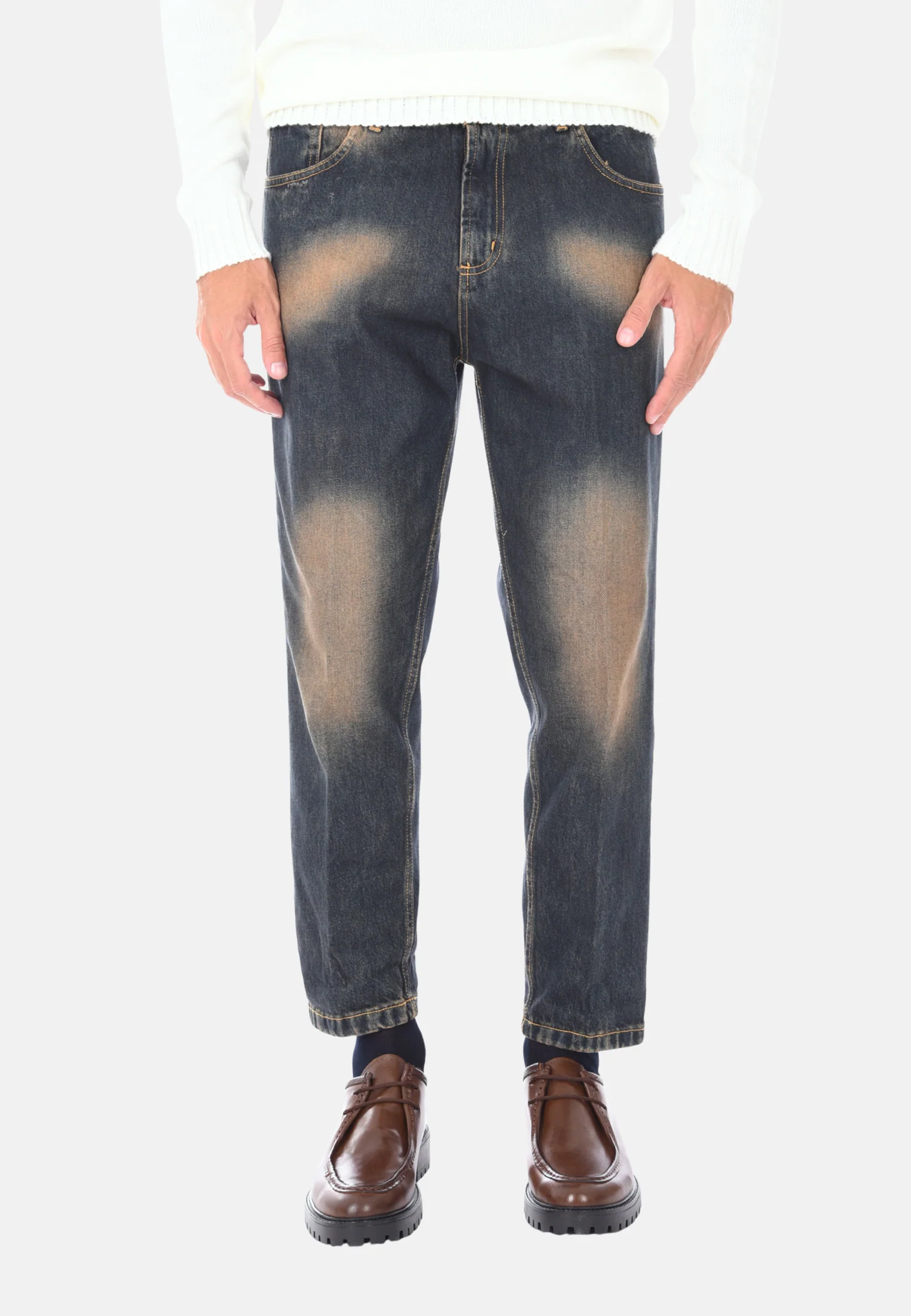 Image of Jeans cinque tasche carrot fit