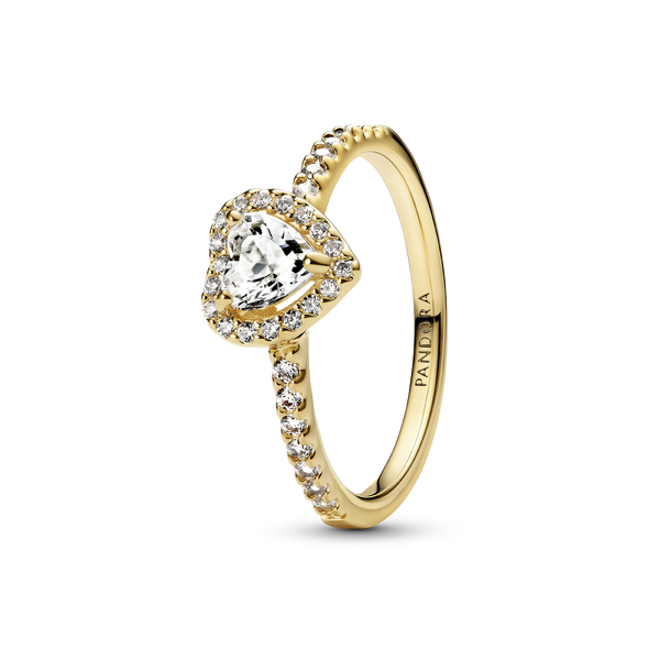 Elevated Heart Ring