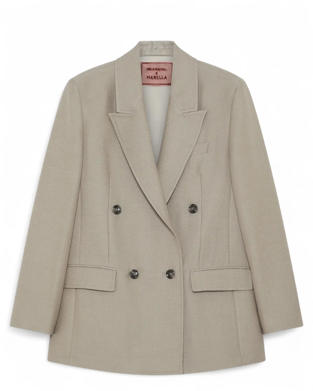 Image of Blazer oversize destrutturato in sablé 