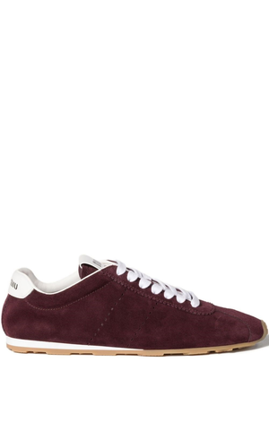 Plume suede leather sneakers