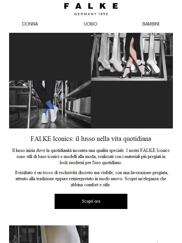 FALKE Iconics: un tocco di esclusività per tutti i giorni