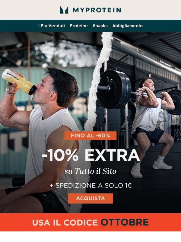Solo per Oggi ⏰ -10% EXTRA su TUTTO