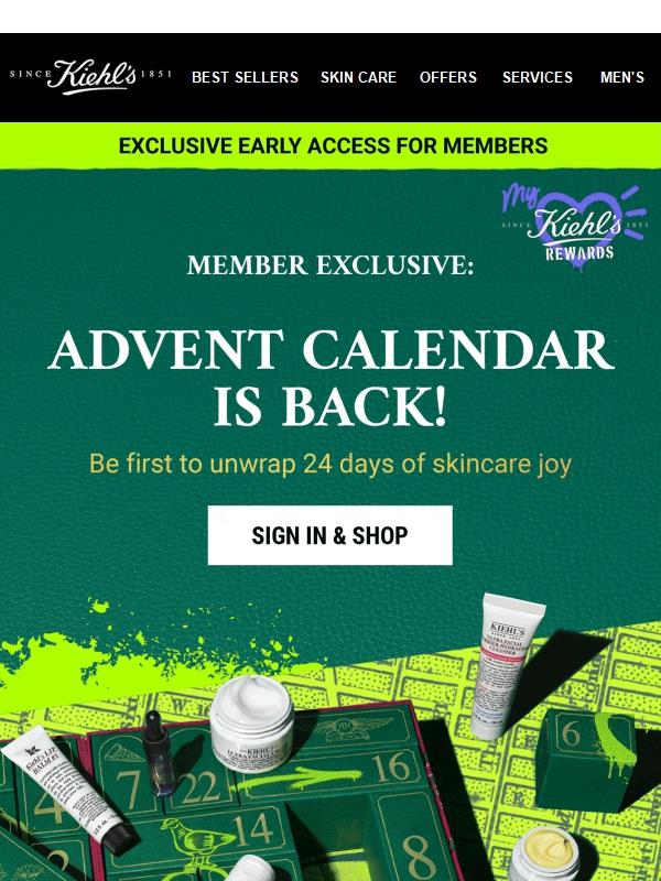 Advent Calendar Early Access is HERE