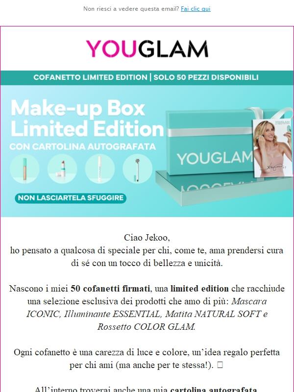 "Solo 50 pezzi firmati da me"