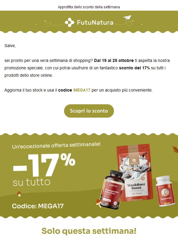 Mega sconto del 17%❤️