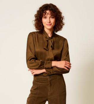 camicia-in-raso-jacquard-verde