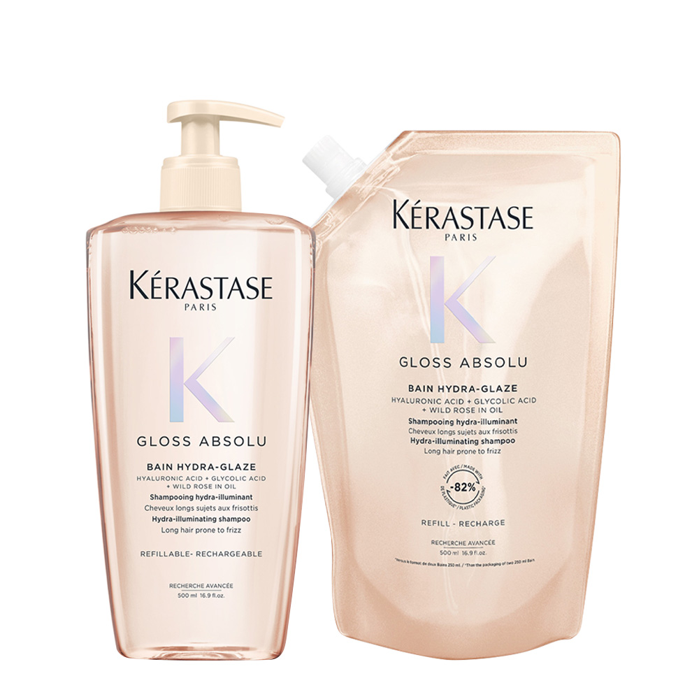 Image of Kerastase Gloss Absolu Bain 500ml + Refill 500ml