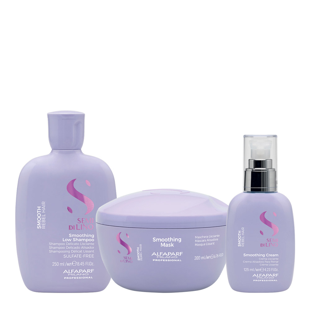 Image of Alfaparf Semi di Lino Smoothing Kit - capelli ribelli