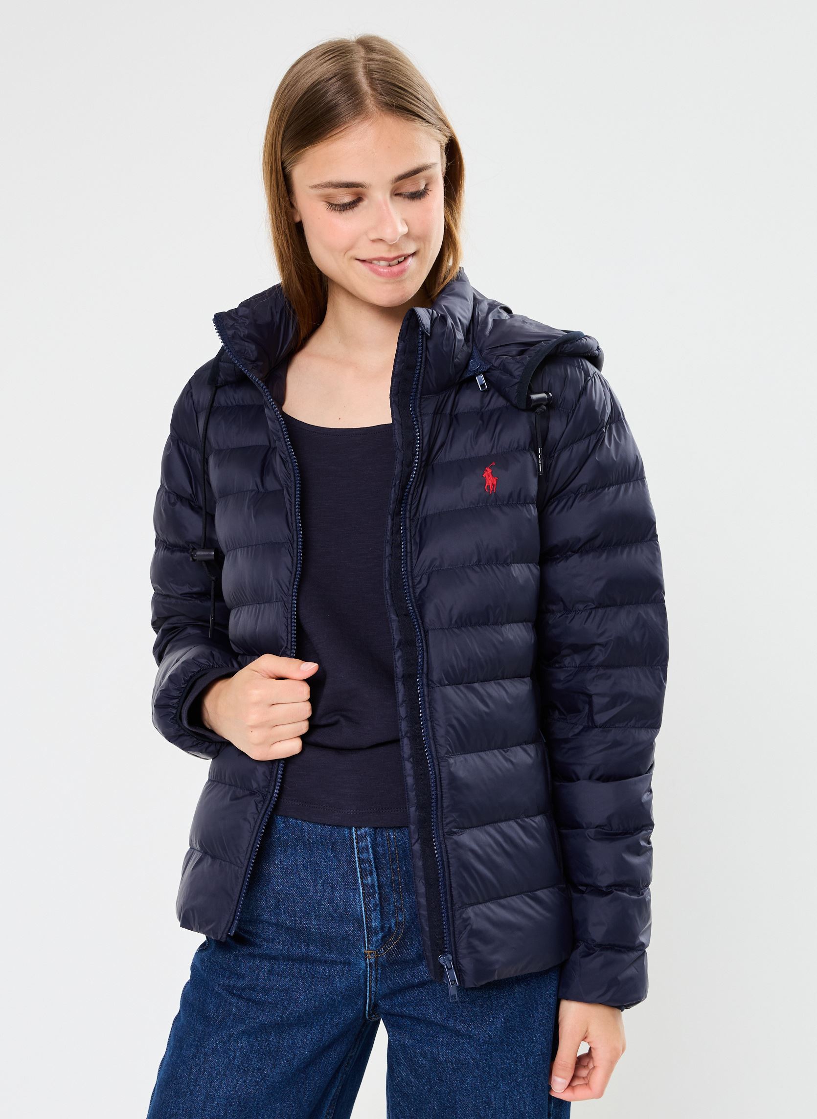 Polo Ralph Lauren Piumini Cldn Pk Jkt-Insulated-Coat donna blu