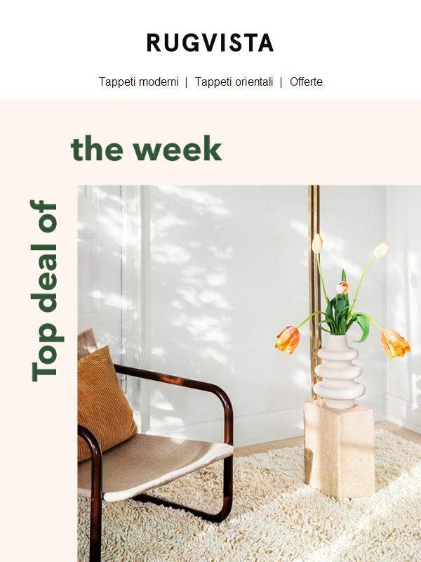 Fino al 40% di sconto sui tappeti monocolore ✨