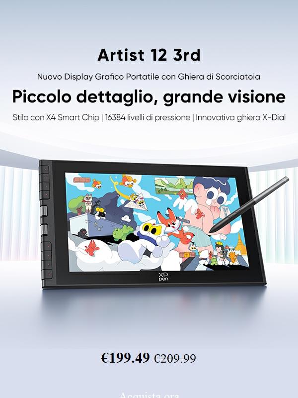 Artist 12 3rd: Rivoluzionato da X-Dial e X4 Smart Chip