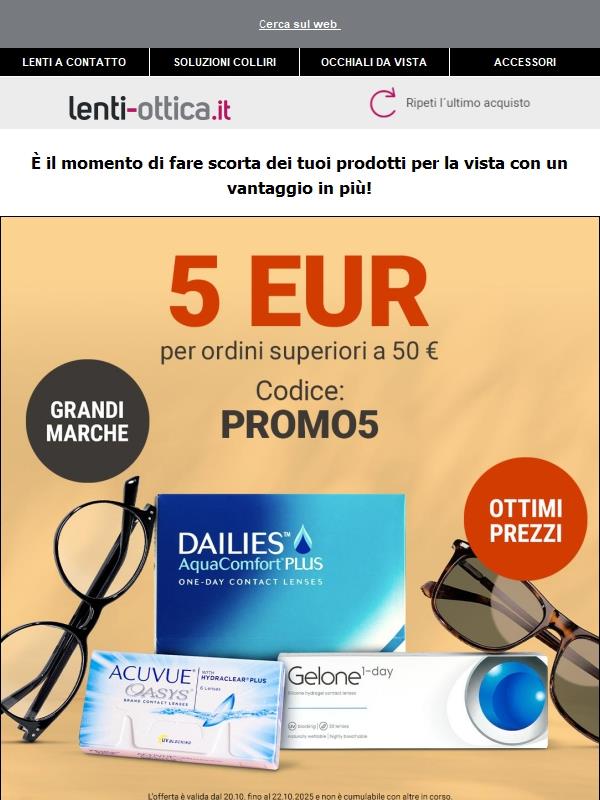 Nuova promo per te con super sconto 🎁