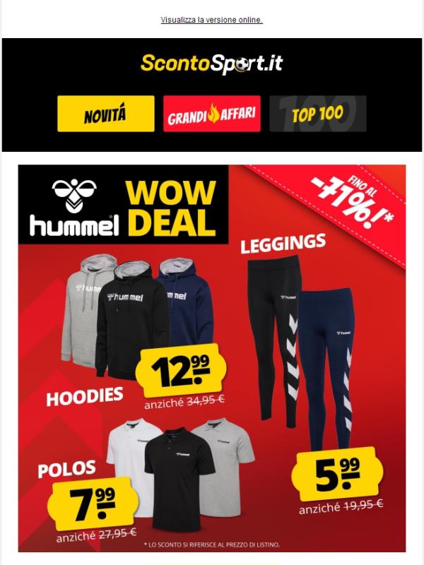hummel WOW DEAL 🐝 Fino al 71 % di sconto! 🐝