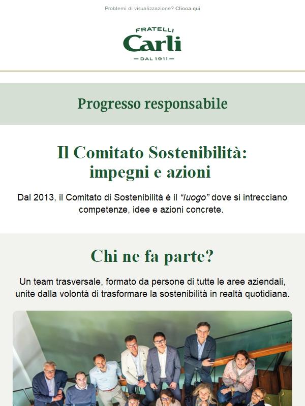 L’anima del nostro impegno: il Comitato Sostenibilità