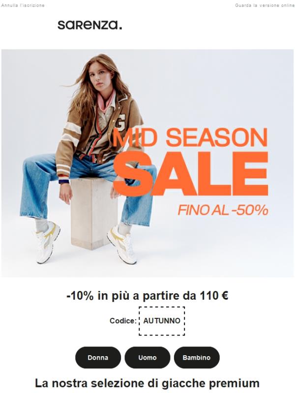Mid Season Sale: ultime ore⌛