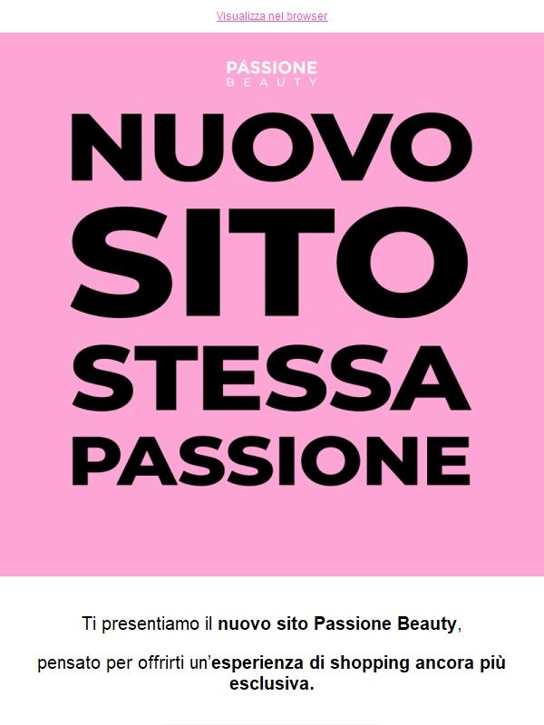 Nuovo sito, stessa Passione❤️