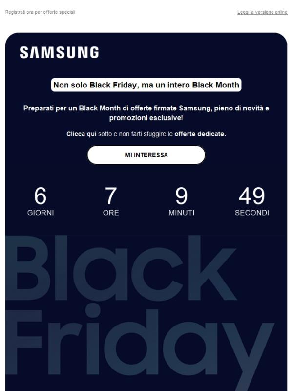 ➡️ Il Black Month è quasi arrivato!