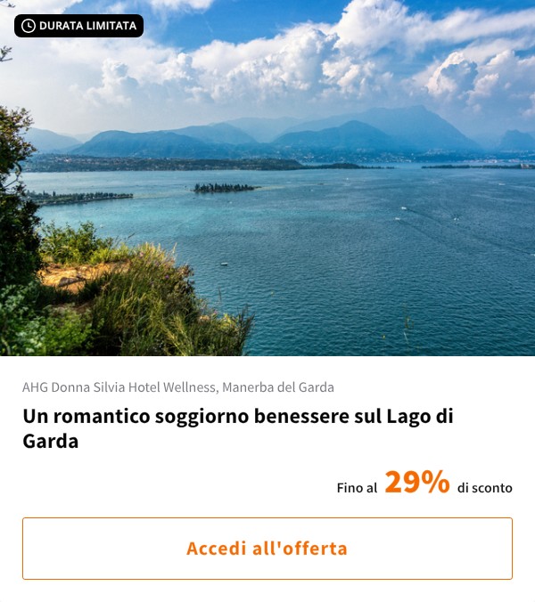 Un romantico soggiorno benessere sul Lago di Garda
