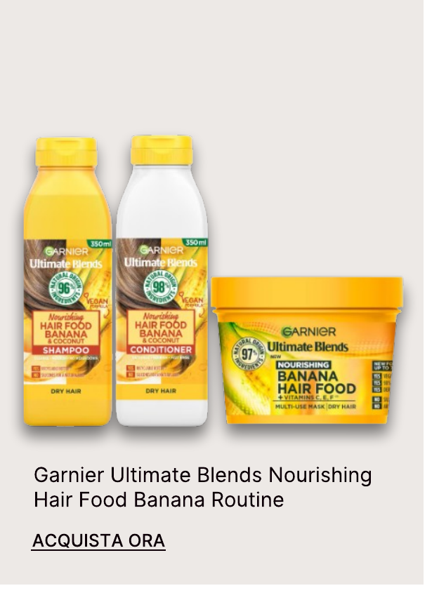 Garnier Ultimate Blends Nourishing Hair Food Banana Routine