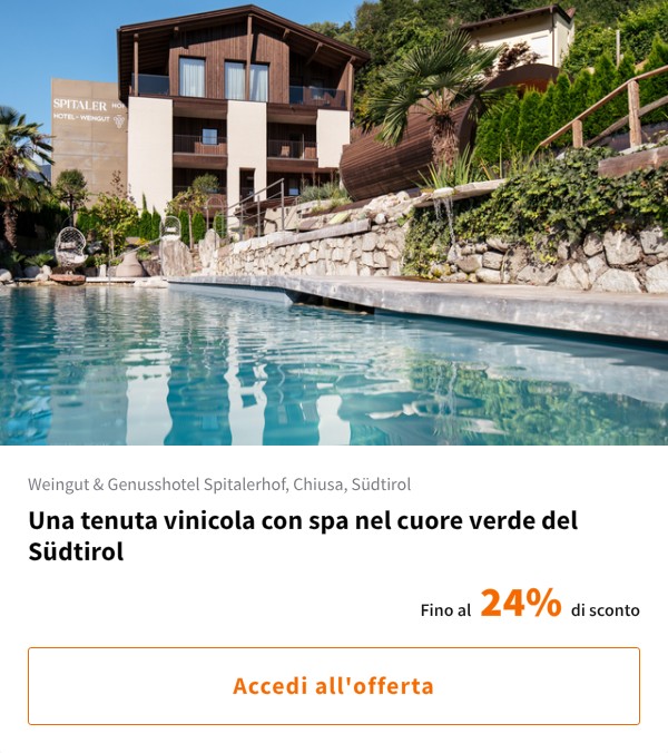 Una tenuta vinicola con spa nel cuore verde del Südtirol