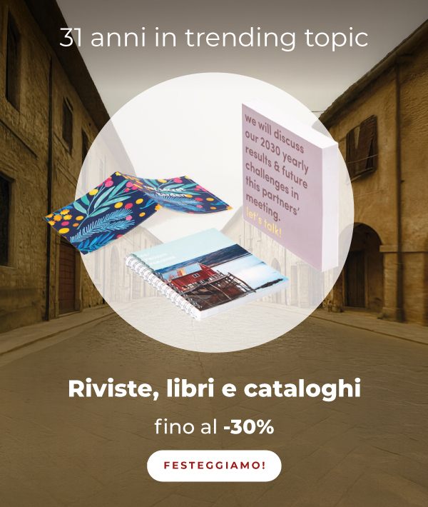Fino al -30% su riviste, libri e cataloghi