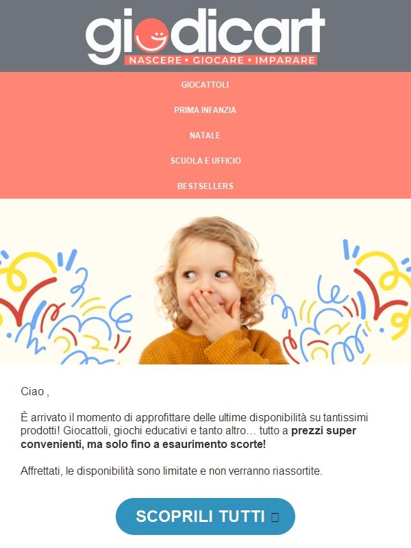 🕒 Ultimi pezzi disponibili! Scopri le occasioni da non perdere!