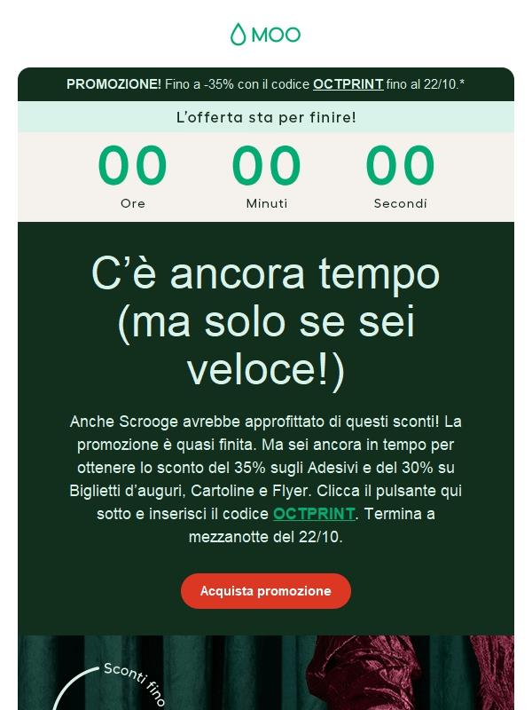 ⏰ Ultimo giorno – fino al 35% di sconto! ⏰