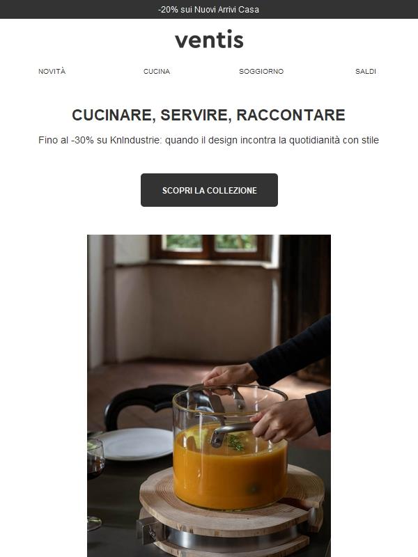 KnIndustrie ✦ fino al -30% sul design da tavola