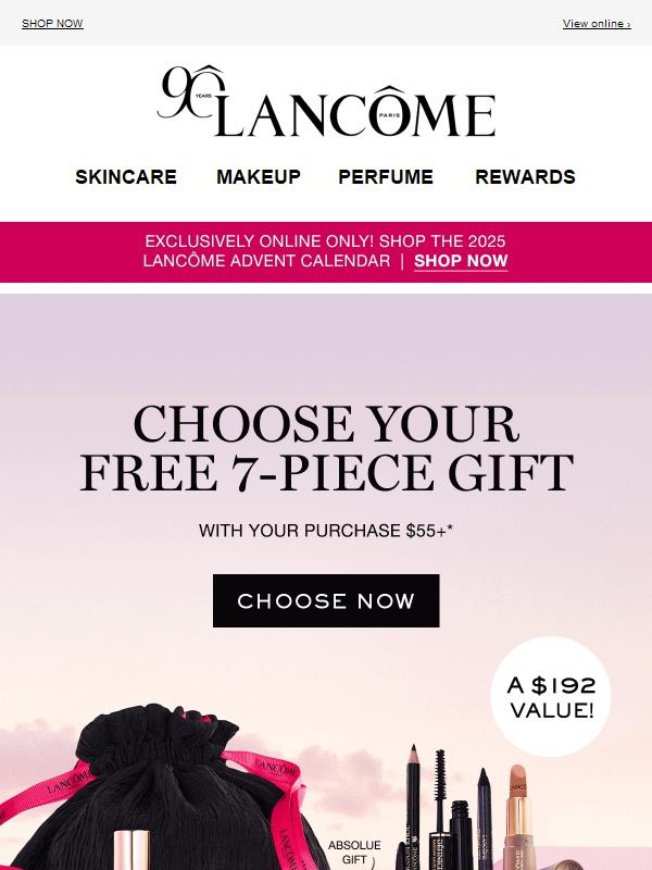 Expert Holiday Picks + FREE 7-Piece Gift on $55+!