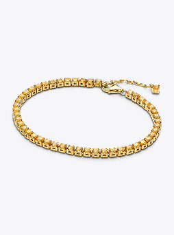 Sparkling Yellow Tennis Bracelet