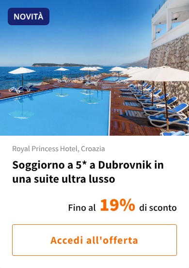 Soggiorno a 5* a Dubrovnik in una suite ultra lusso