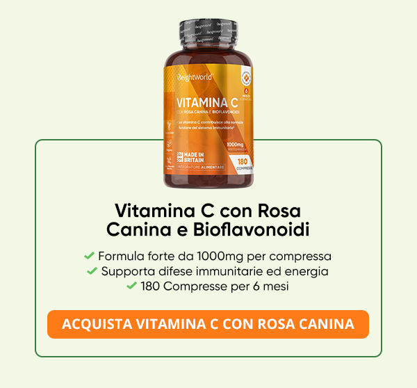 Vitamina C con Rosa Canina e Bioflavonoidi
