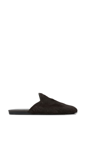 Leather slippers