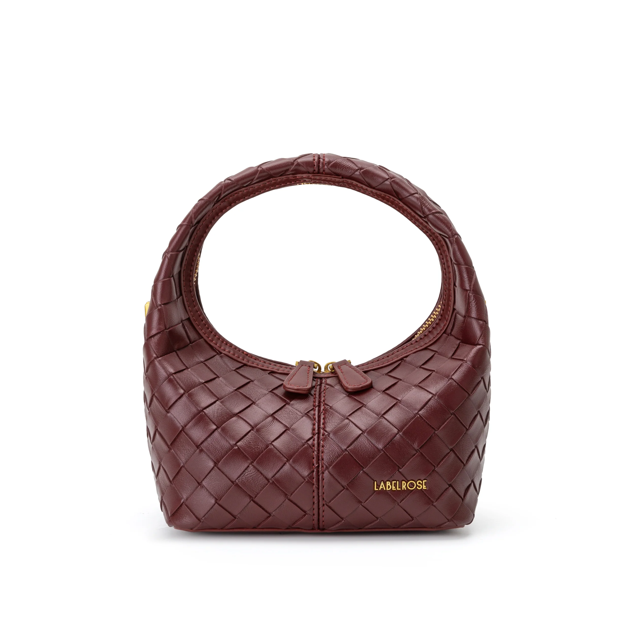 Image of Borsa a mano WEAVE ICON - BURGUNDY