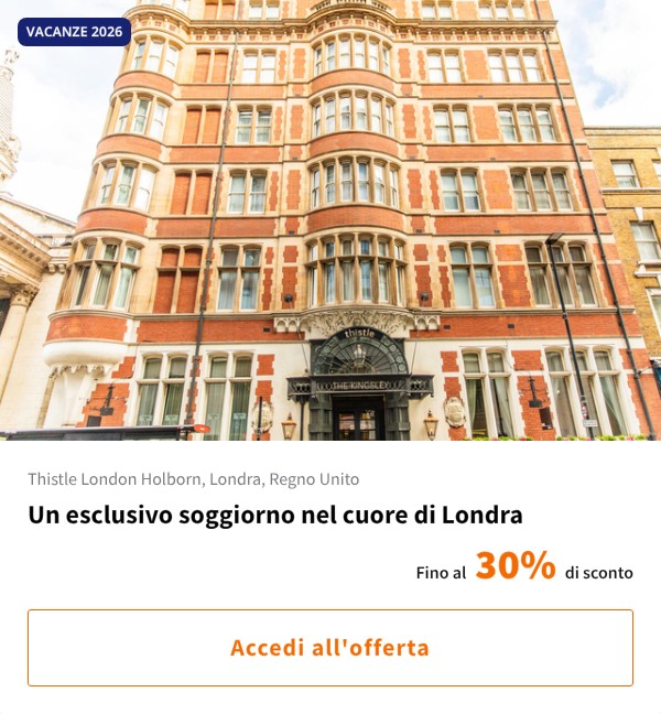 Un esclusivo soggiorno nel cuore di Londra