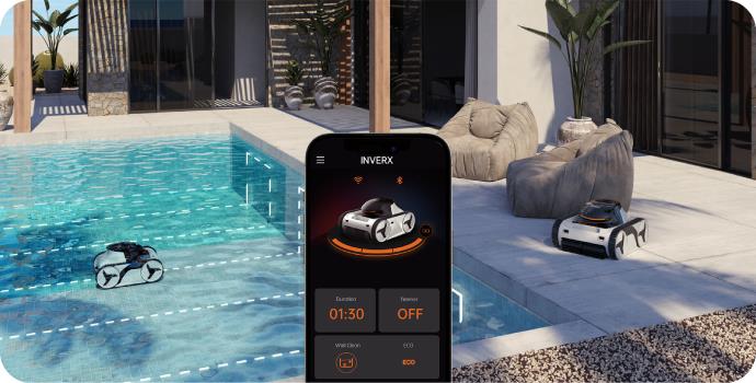 gestione con app per robot fairland