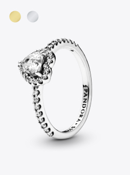 Elevated Heart Ring