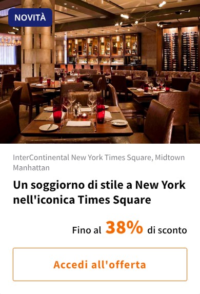 Un soggiorno di stile a New York nell&#x27;iconica Times Square