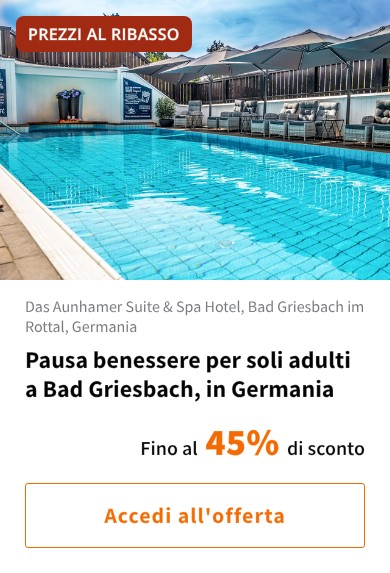 Pausa benessere per soli adulti a Bad Griesbach, in Germania