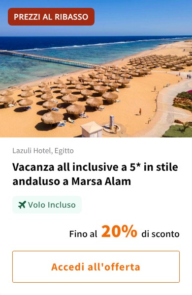 Vacanza all inclusive a 5* in stile andaluso a Marsa Alam