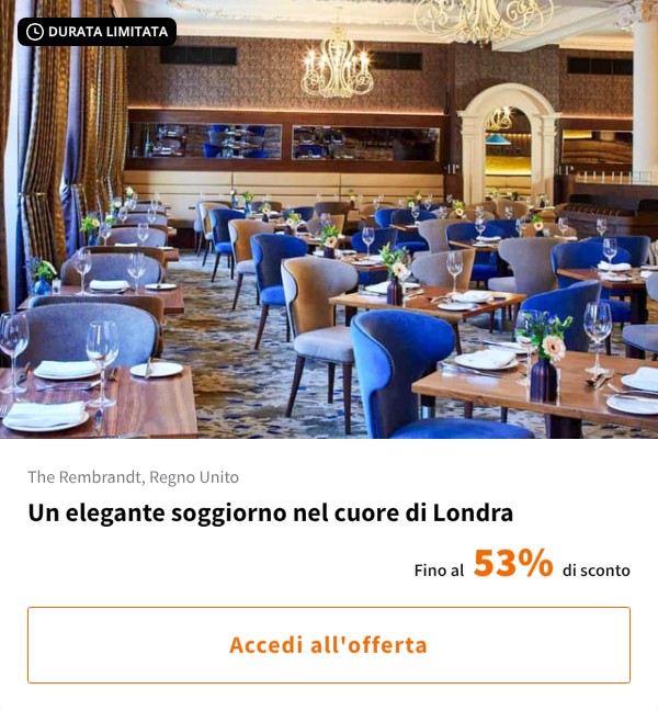 Un elegante soggiorno nel cuore di Londra