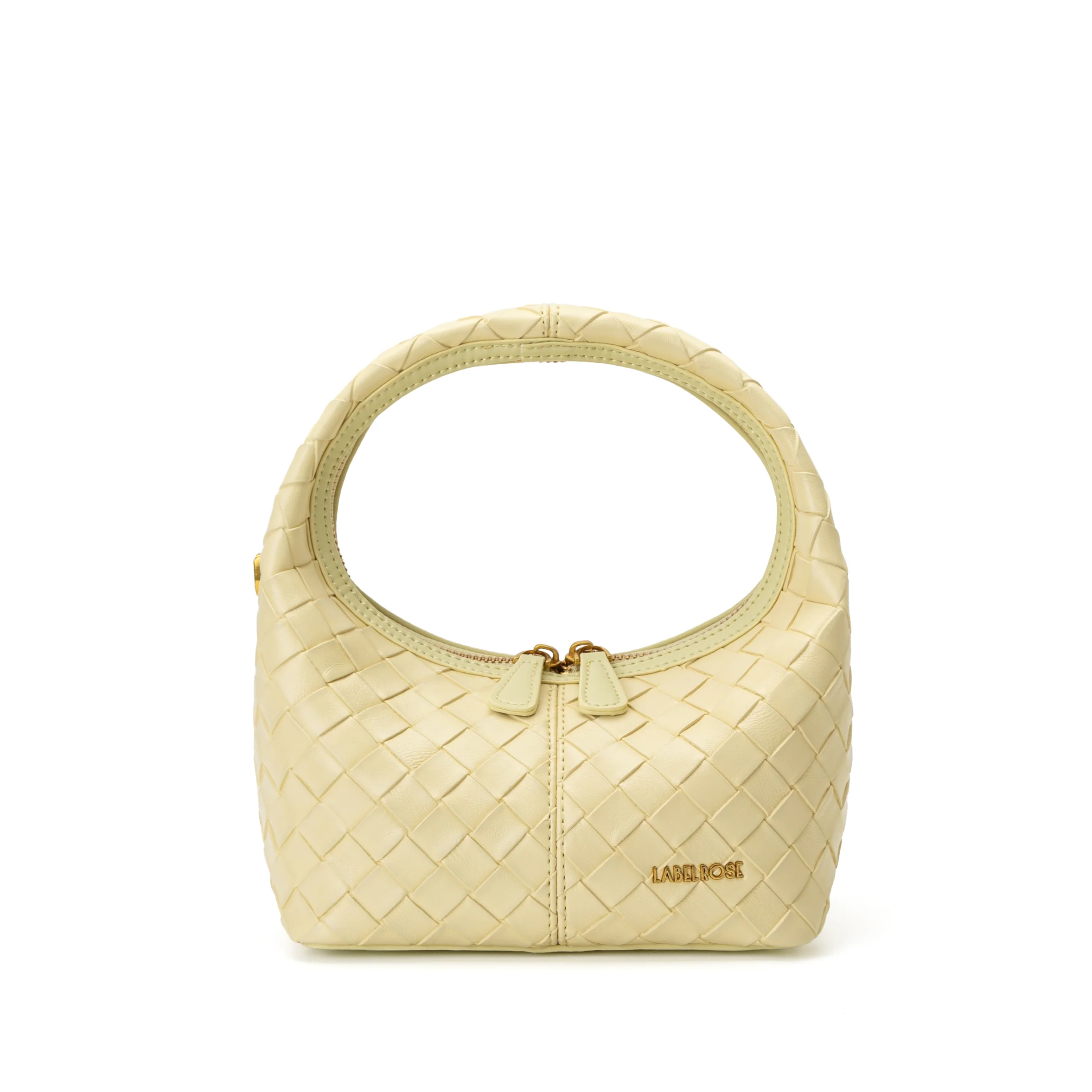 Image of Borsa a mano WEAVE ICON - BUTTER YELLOW