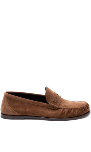 Laurent suede loafers