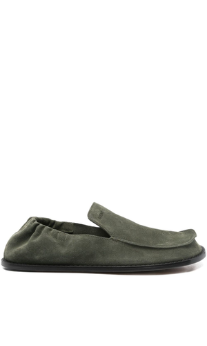 Flex suede leather loafers