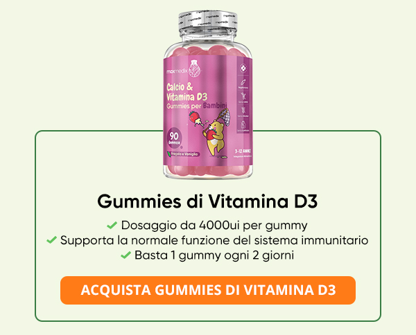 Gummies di Vitamina D3