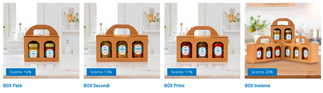 Linea Insieme: le box