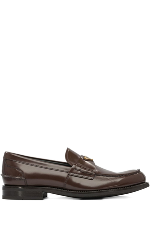 Leather loafers