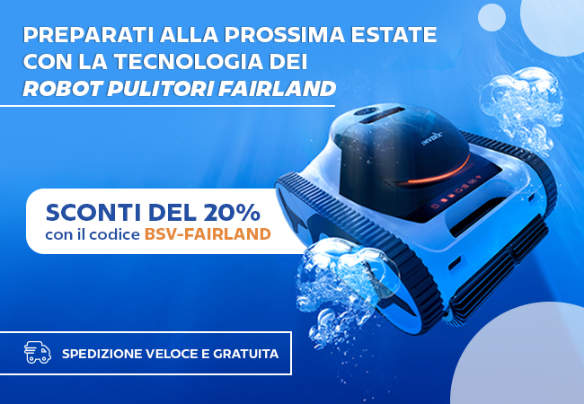 robot pulitori piscina fairland in sconto