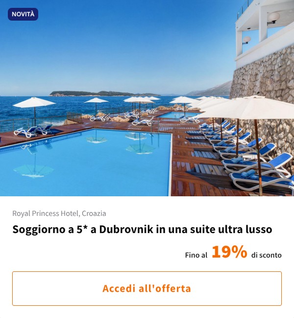 Soggiorno a 5* a Dubrovnik in una suite ultra lusso