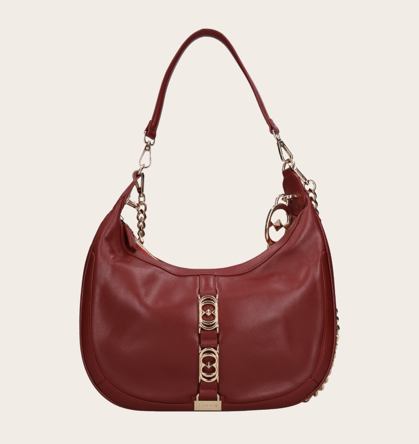 Borsa in pelle marrone